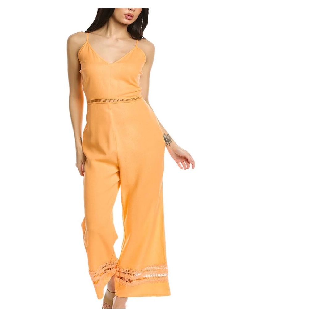 BCBG jumpsuit size small. Color Cantaloupe. Perfect for summer weather